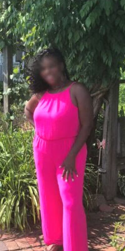 Before medical weight loss, Sharon W., full length